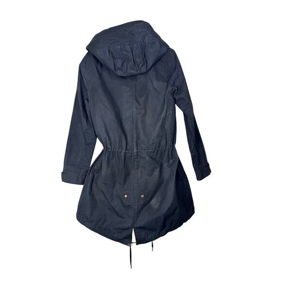 Nicholas K x Free People Byard Trench Coat with Waxed Cotton Size XS Like New - Picture 5 of 16